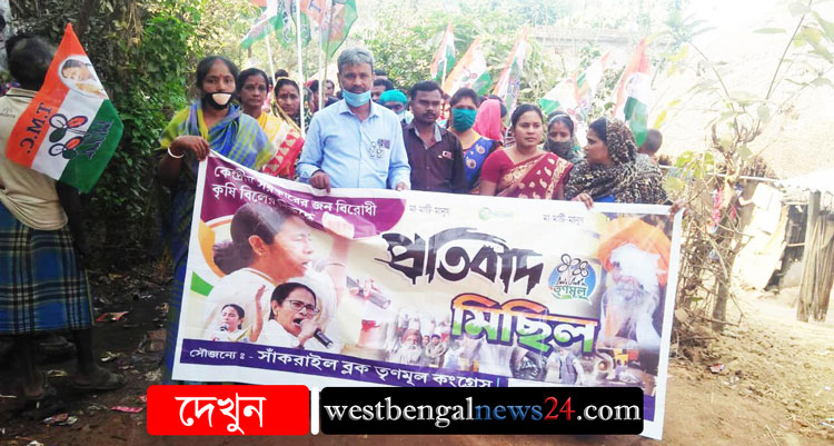 পদ্মের সঙ্গ ছেড়ে আক্রান্ত তৃণমূল কর্মী, প্রতিবাদে ঘাসফুলের নজরকাড়া মিছিল - West Bengal News 24