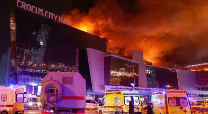 Moscow Attack : রাশিয়ায় কনসার্ট সেন্টারে সন্ত্রাসী হামলায় নিহত ৪০, আহত ১০০ - West Bengal News 24