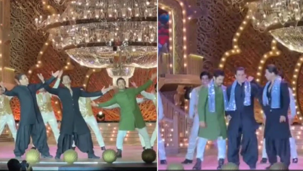 অনন্ত-রাধিকার বিয়েতে বিরল দৃশ্য – এক সঙ্গে মঞ্চে নাচলেন বলিউডের তিন খান - West Bengal News 24
