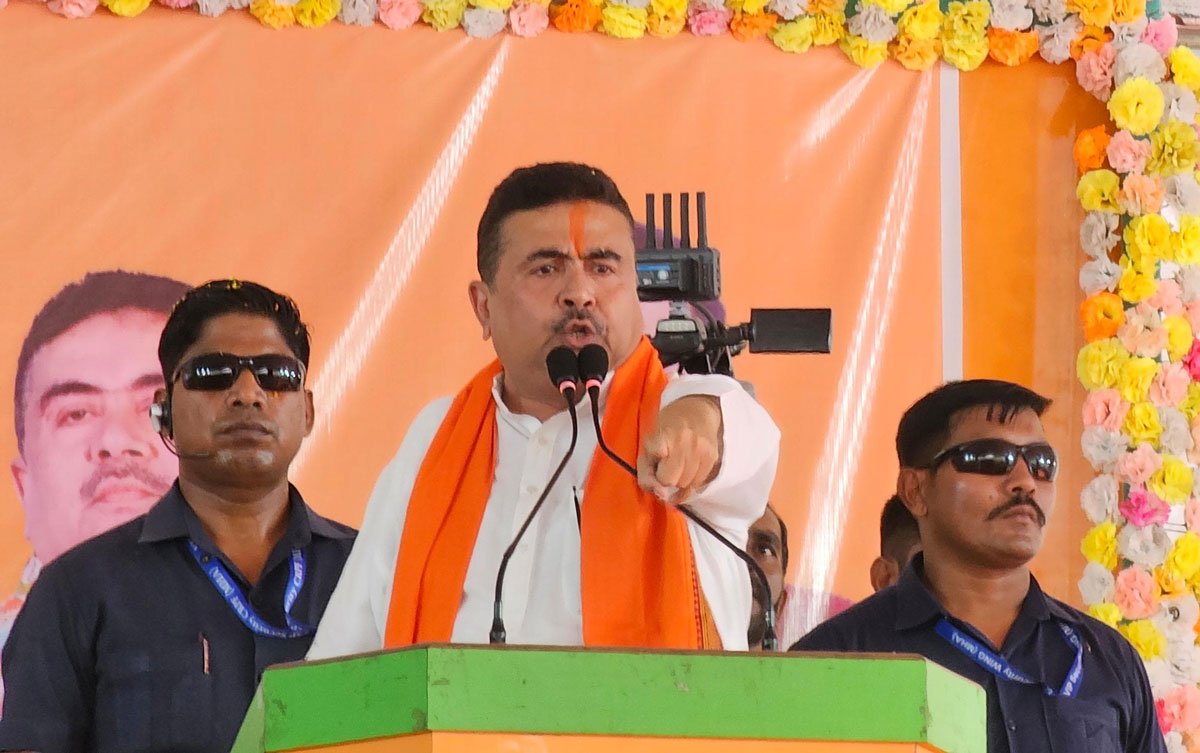 তৃণমূল আদিবাসী ও কুড়মি বিরোধী, ঝাড়গ্রামে বিজেপির সভায় সরব শুভেন্দু অধিকারী - West Bengal News 24