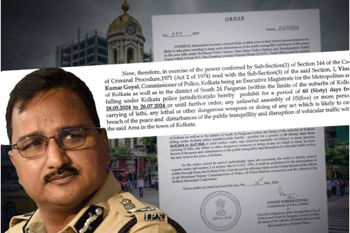 ‘হিংসাত্মক’ কর্মসূচির ছক! কলকাতায় আগামী ২ মাস ১৪৪ ধারা জারি - West Bengal News 24