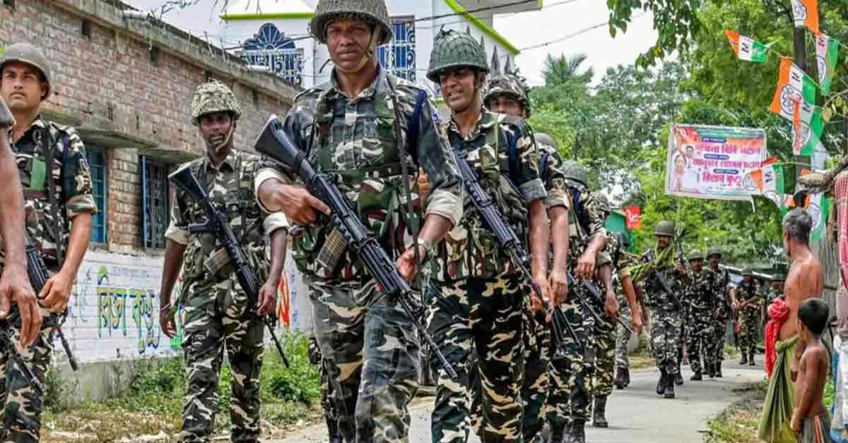 কেন্দ্রীয় বাহিনীর ঘেরাটোপেই ৬ কেন্দ্রের উপনির্বাচন - West Bengal News 24