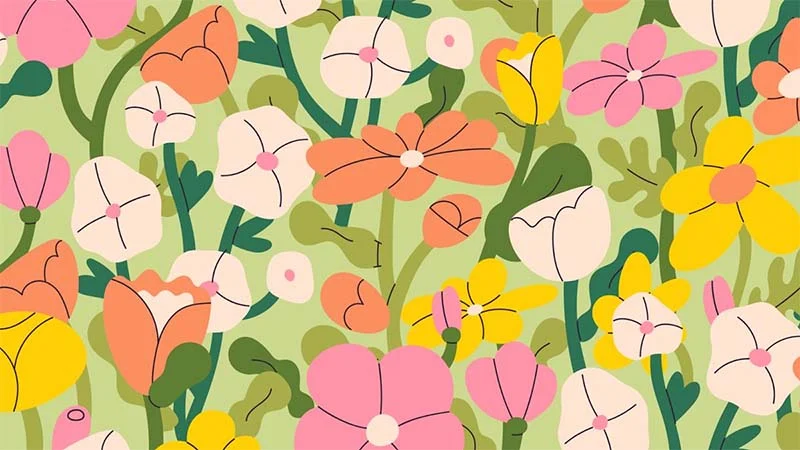 ছবিতে রঙিন ফুলের মাঝে রয়েছে ৬টি ইংরেজি অক্ষর, আপনি কি খুঁজে পেয়েছেন - West Bengal News 24