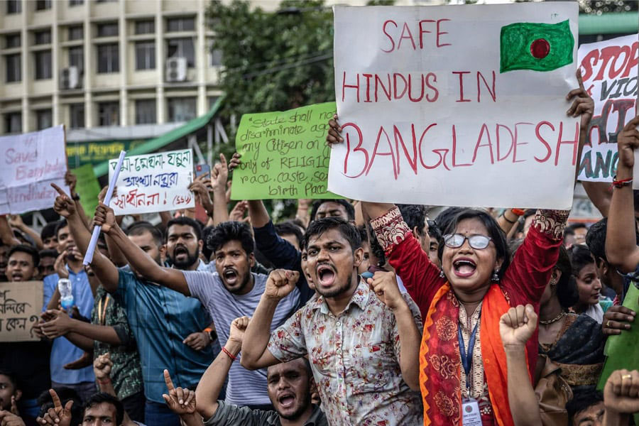 বাংলাদেশে আক্রান্ত হিন্দু! নিরাপত্তা নিশ্চিত করতে বাংলাদেশকে কড়া বার্তা ভারতের - West Bengal News 24