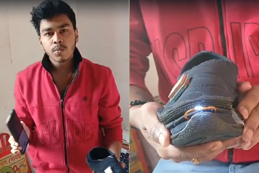 আপত্তিকর ভাবে স্পর্শ করলেই বিদ্যুতের ঝটকায় কুপোকাত অপরাধী! নদীয়ার দশম শ্রেণীর পড়ুয়ার অভিনব জুতো আবিস্কার - West Bengal News 24