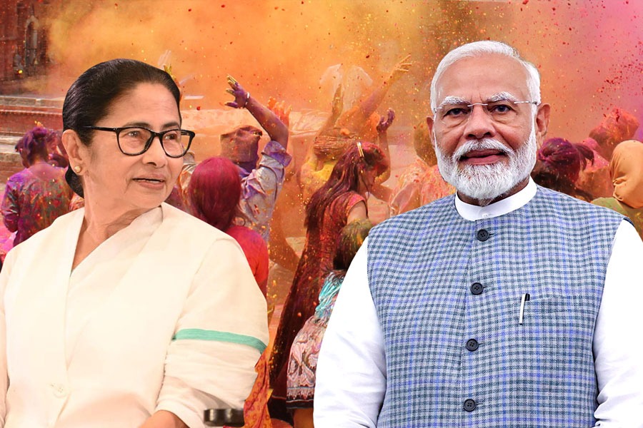 দোলের সকালে রাজ্যবাসীকে শুভনন্দন মুখ্যমন্ত্রীর, ঐক্যের বার্তা প্রধানমন্ত্রী মোদির - West Bengal News 24