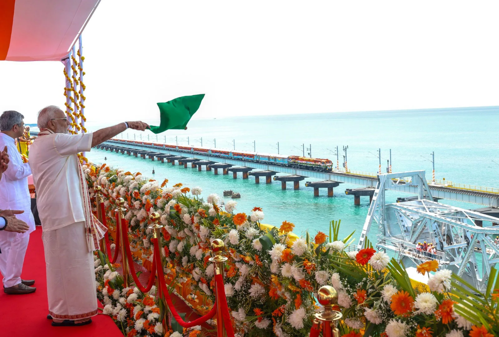 Pamban Bridge : রামেশ্বরমে দেশের প্রথম ভার্টিক্যাল লিফট সেতুর উদ্বোধন! দেশবাসীকে রামনবমীর শুভেচ্ছা প্রধানমন্ত্রীর - West Bengal News 24