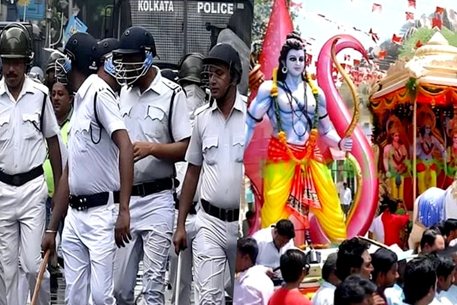 রবিবাসরীয় রামনবমীতে কলকাতায় ৬০ মিছিল, অশান্তি রুখতে দায়িত্বে ২৯ আইপিএস, সতর্ক লালবাজার - West Bengal News 24