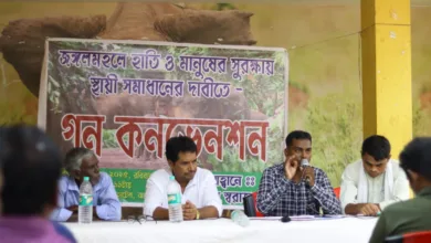 ঝাড়গ্রামে হাতি-মানুষ সংঘাত নিয়ে গণ কনভেনশন, স্থায়ী সমাধানের দাবি স্বরাজ মোর্চার - West Bengal News 24