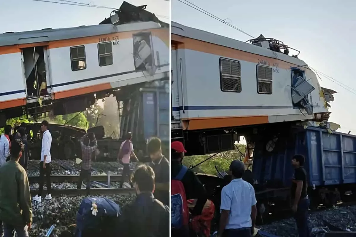 ছত্তীসগড়ে প্যাসেঞ্জার–মালগাড়ির ধাক্কা! ভয়াবহ ট্রেন দুর্ঘটনায় মৃত্যু ১০ - West Bengal News 24 ছত্তীসগড়ে প্যাসেঞ্জার–মালগাড়ির ধাক্কা! ভয়াবহ ট্রেন দুর্ঘটনায় মৃত্যু ১০ - West Bengal News 24