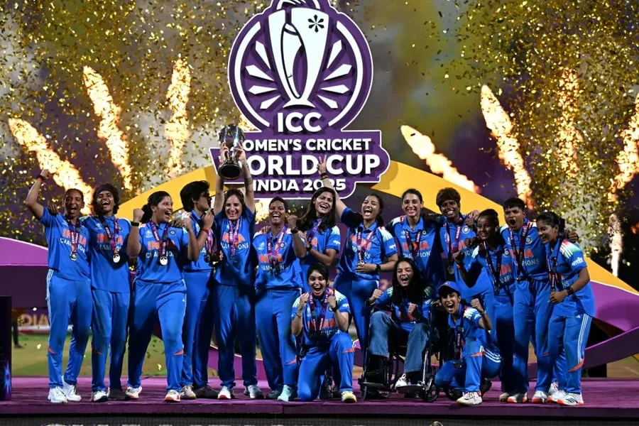 ইতিহাস রচনা হরমনদের, ভিউয়ারশিপেও পুরুষদের পাশে মহিলা বিশ্বকাপ - West Bengal News 24 ইতিহাস রচনা হরমনদের, ভিউয়ারশিপেও পুরুষদের পাশে মহিলা বিশ্বকাপ - West Bengal News 24