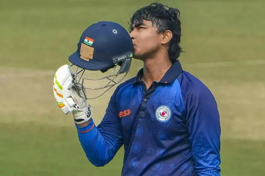 Vaibhav Suryavanshi : চার-ছক্কার ঝড়ে ৩৬ বলেই সেঞ্চুরি, ১৪ বছর বয়সে বিশ্বরেকর্ড বৈভবের - West Bengal News 24 Vaibhav Suryavanshi : চার-ছক্কার ঝড়ে ৩৬ বলেই সেঞ্চুরি, ১৪ বছর বয়সে বিশ্বরেকর্ড বৈভবের - West Bengal News 24