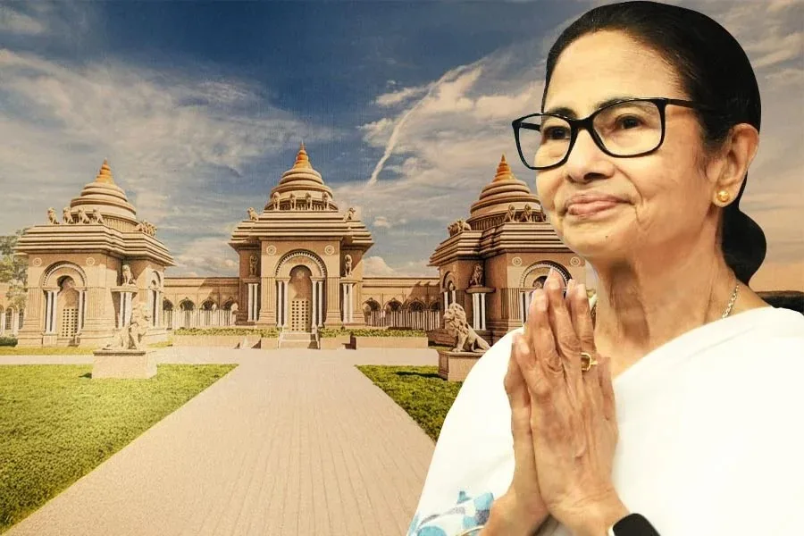 Mamata Banerjee : ইউনেস্কোর স্বীকৃতিকে সম্মান জানাতে নিউটাউনে ‘দুর্গা অঙ্গন’, শিলান্যাস করলেন মমতা - West Bengal News 24