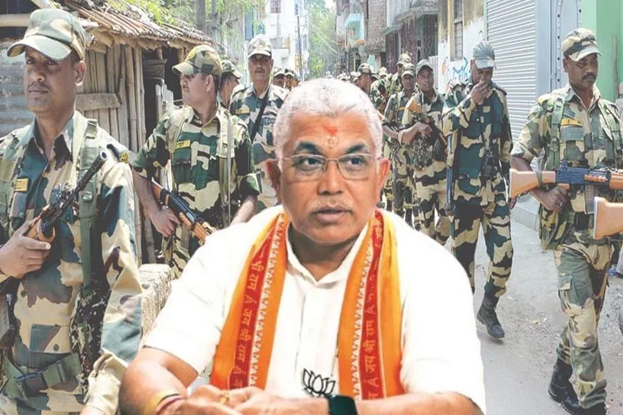 Dilip Ghosh : ভোটে বুথের ভিতর কেন্দ্রীয় বাহিনী? কমিশনের বৈঠকের আগে দিলীপের মন্তব্যে নতুন জল্পনা - West Bengal News 24