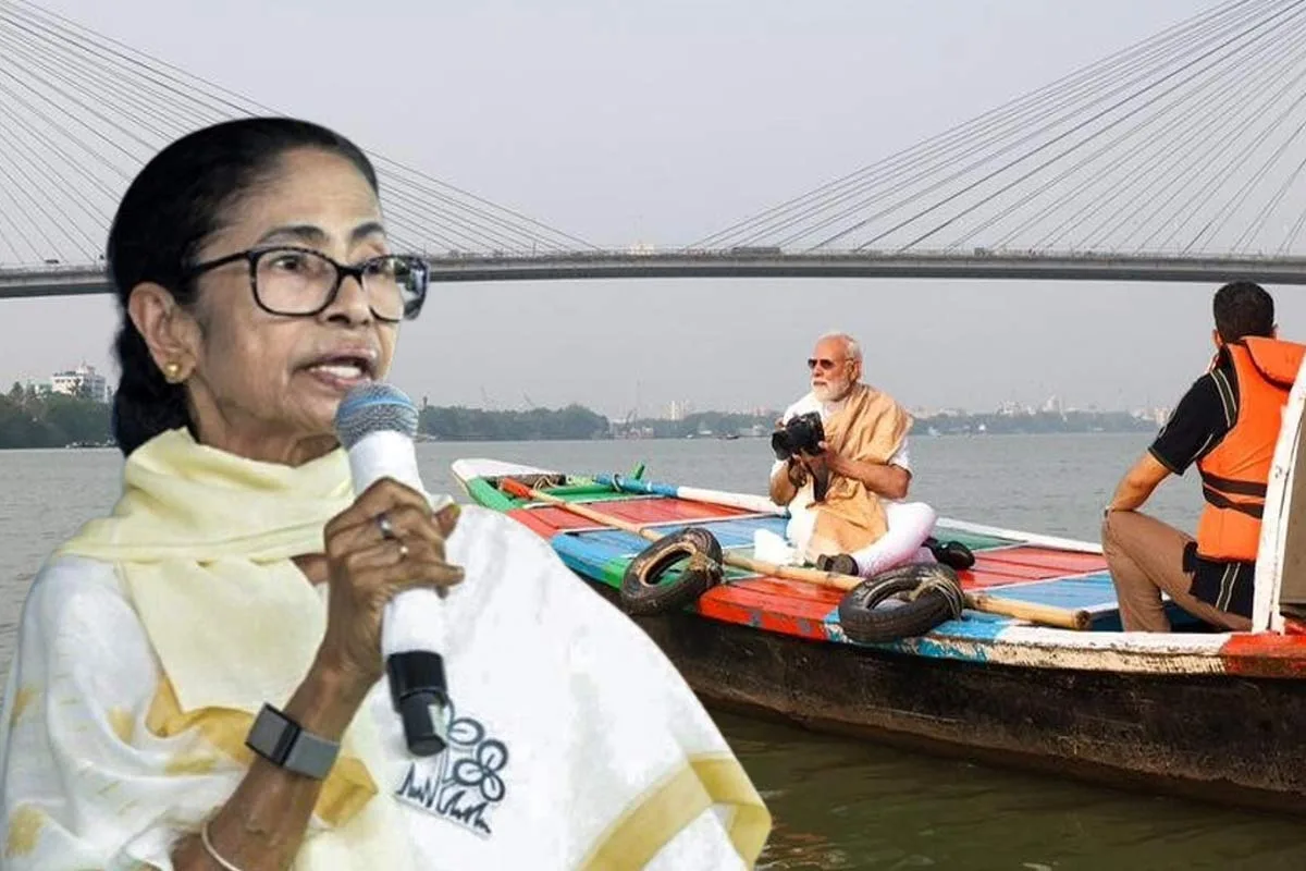 Mamata Banerjee on Narendra Modi : ‘যান যমুনায় ডুব দিয়ে আসুন’, দূষণ প্রসঙ্গ টেনে মোদির নৌকাবিহার নিয়ে কটাক্ষ মমতার - West Bengal News 24 Mamata Banerjee on Narendra Modi : ‘যান যমুনায় ডুব দিয়ে আসুন’, দূষণ প্রসঙ্গ টেনে মোদির নৌকাবিহার নিয়ে কটাক্ষ মমতার - West Bengal News 24