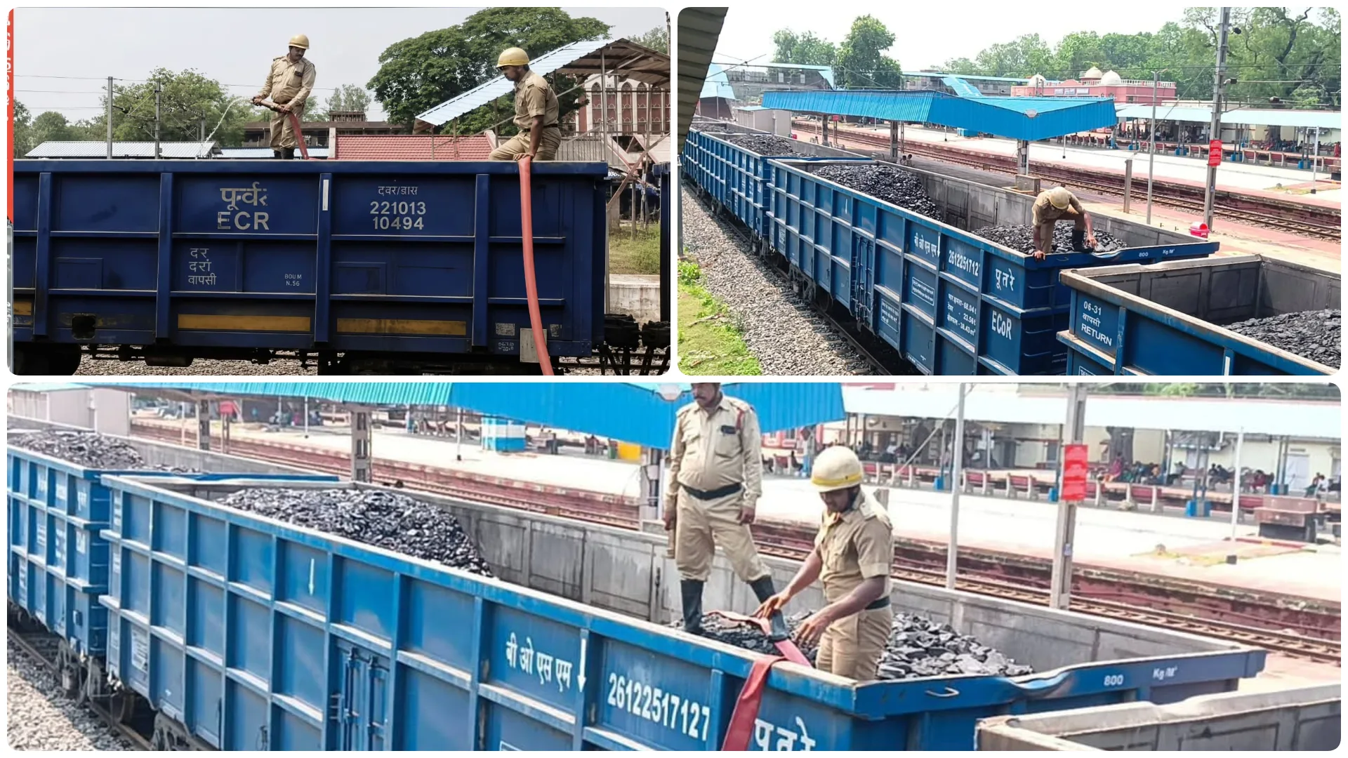 ঝাড়গ্রাম স্টেশনে কয়লা বোঝাই মালগাড়িতে ধোঁয়া, দমকলের তৎপরতায় বড় বিপদ এড়াল রেল - West Bengal News 24