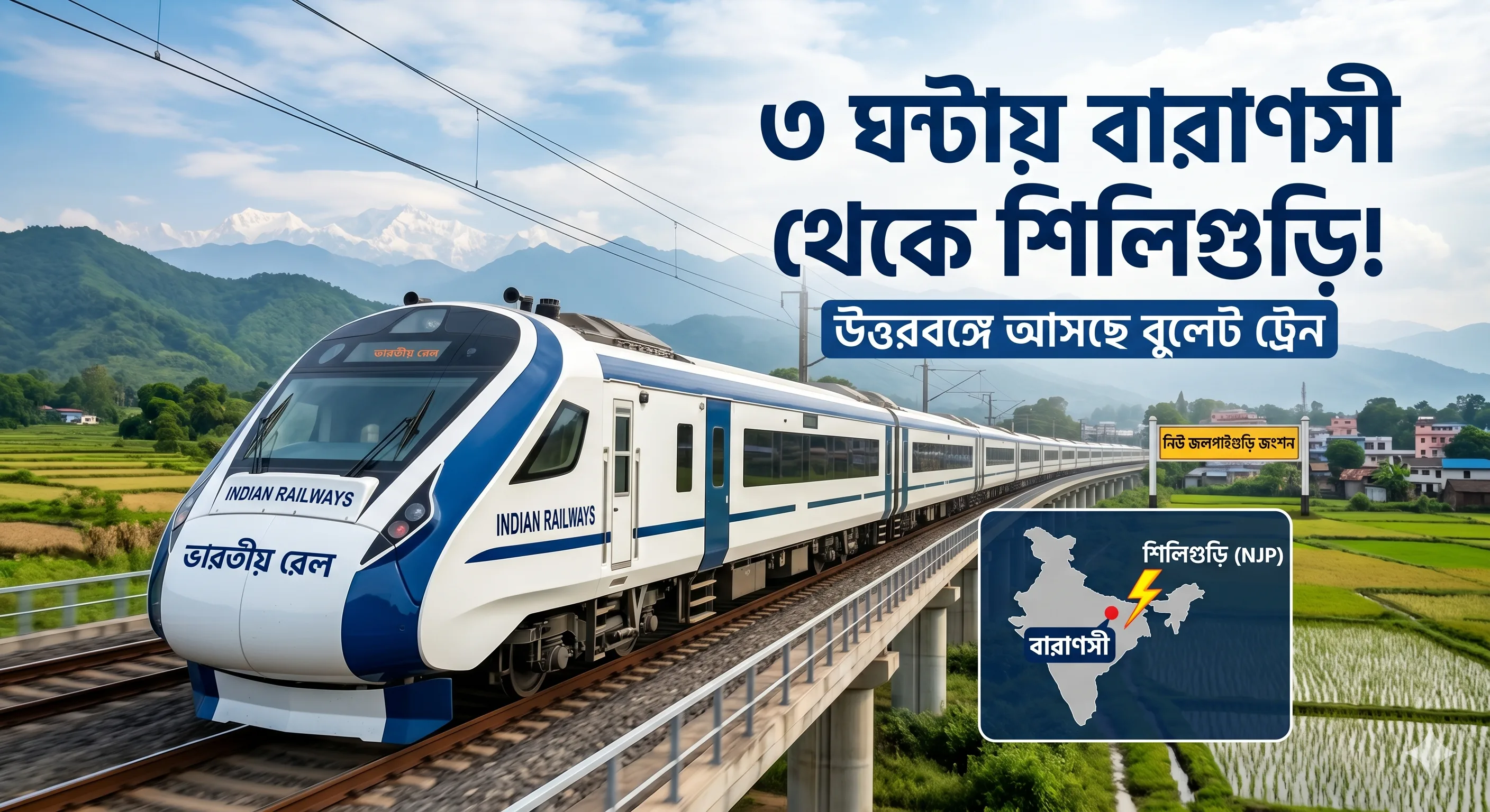 Siliguri to Varanasi Bullet Train : đ ā§Š āĻāĻŖā§āĻāĻžāϤā§āĻ āĻŦāĻžāϰāĻžāĻŖāϏ⧠āĻĨā§āĻā§ āĻļāĻŋāϞāĻŋāĻā§āĻĄāĻŧāĻŋ! āĻāϤā§āϤāϰāĻŦāĻā§āĻā§ āĻāϏāĻā§ āĻŦā§āϞā§āĻ āĻā§āϰā§āύ, āĻŦāĻĻāϞ⧠āϝāĻžāĻŦā§ āĻĒāϰā§āϝāĻāύ āĻ āĻŦā§āϝāĻŦāϏāĻžāϰ āĻāĻžāĻā§āϝ! - West Bengal News 24 Siliguri to Varanasi Bullet Train : đ ā§Š āĻāĻŖā§āĻāĻžāϤā§āĻ āĻŦāĻžāϰāĻžāĻŖāϏ⧠āĻĨā§āĻā§ āĻļāĻŋāϞāĻŋāĻā§āĻĄāĻŧāĻŋ! āĻāϤā§āϤāϰāĻŦāĻā§āĻā§ āĻāϏāĻā§ āĻŦā§āϞā§āĻ āĻā§āϰā§āύ, āĻŦāĻĻāϞ⧠āϝāĻžāĻŦā§ āĻĒāϰā§āϝāĻāύ āĻ āĻŦā§āϝāĻŦāϏāĻžāϰ āĻāĻžāĻā§āϝ! - West Bengal News 24