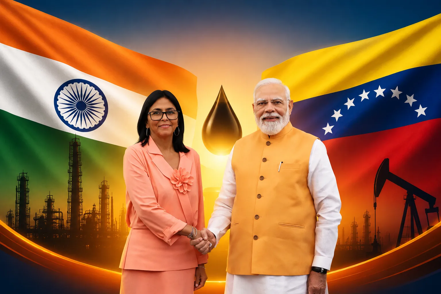ইরান যুদ্ধের আবহে ভারতের তুরুপের তাস ভেনেজুয়েলা! মোদি-রড্রিগেজ বৈঠকে কি মিটবে জ্বালানি সংকট? - West Bengal News 24