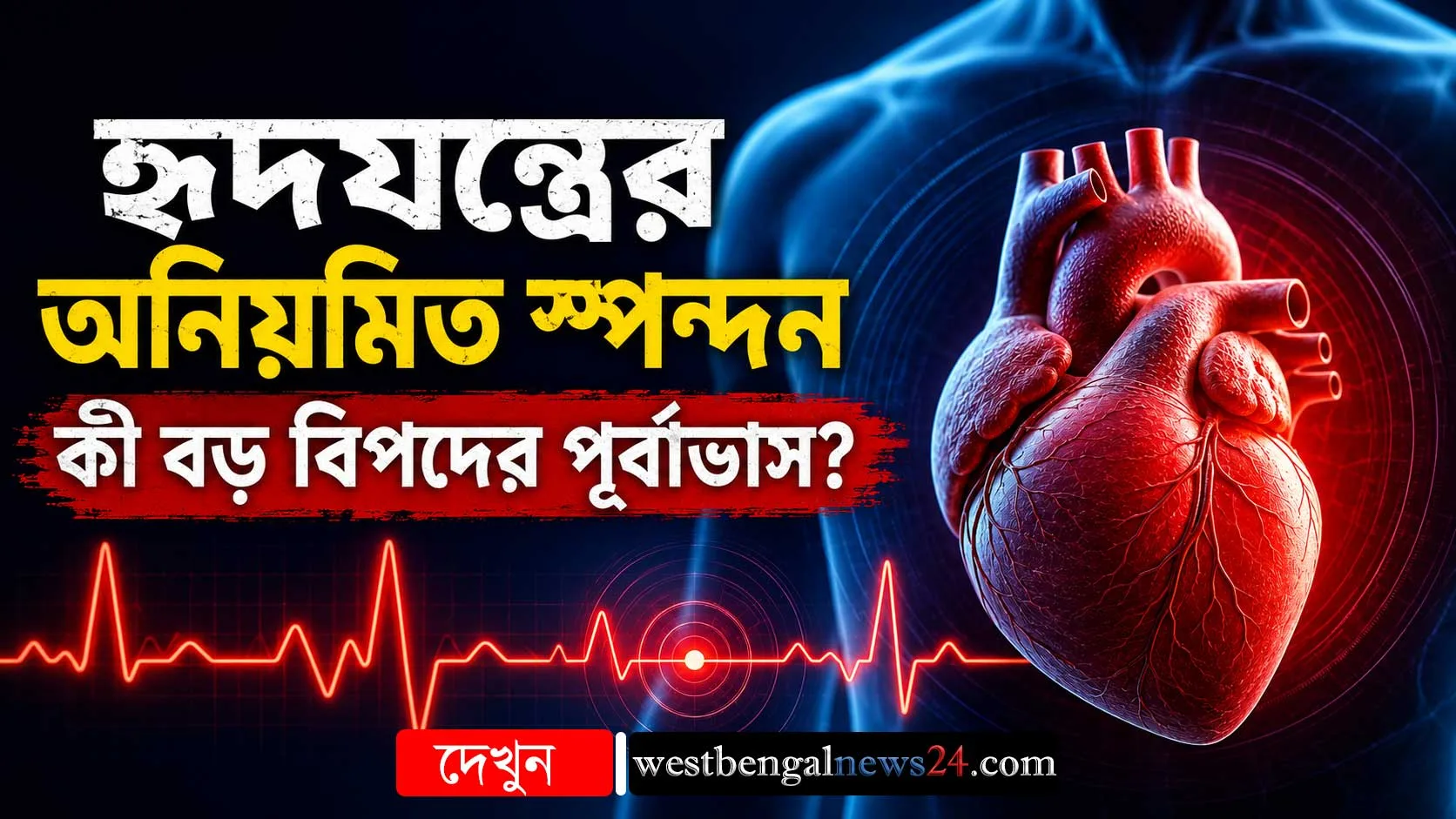 হৃদযন্ত্রের অনিয়মিত স্পন্দন কি বড় কোনো বিপদের পূর্বাভাস? জানুন চিকিৎসকের মতামত - West Bengal News 24