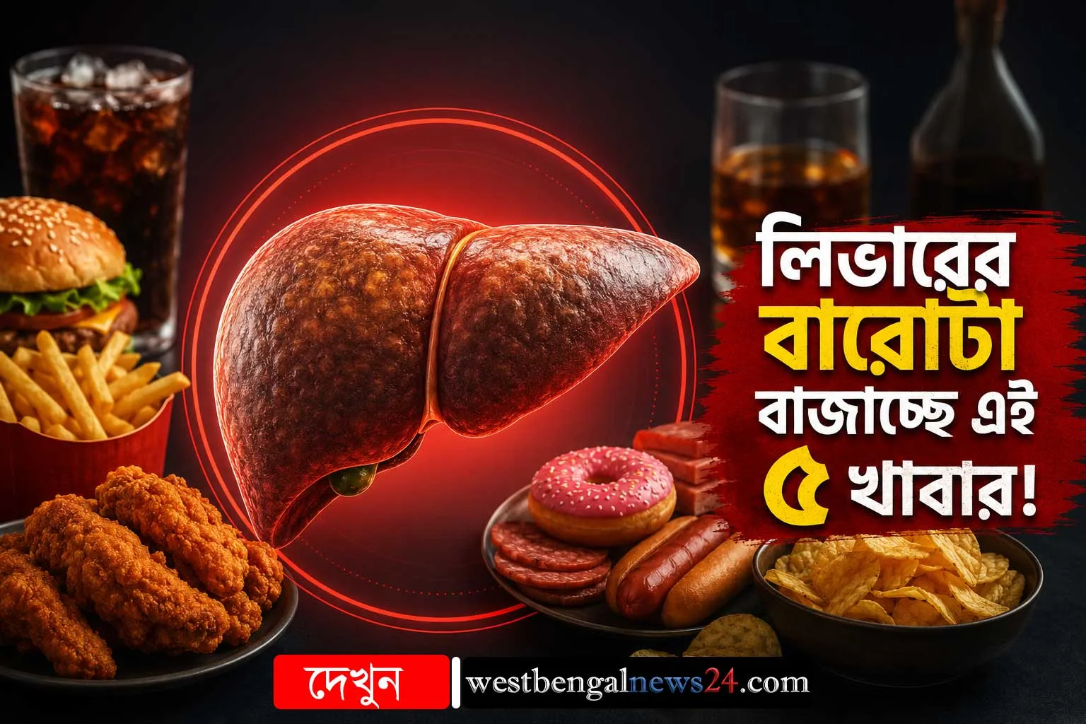 লিভারের বারোটা বাজাচ্ছে আপনার প্রিয় এই ৫ খাবার! আজই না ছাড়লে বড় বিপদ - West Bengal News 24