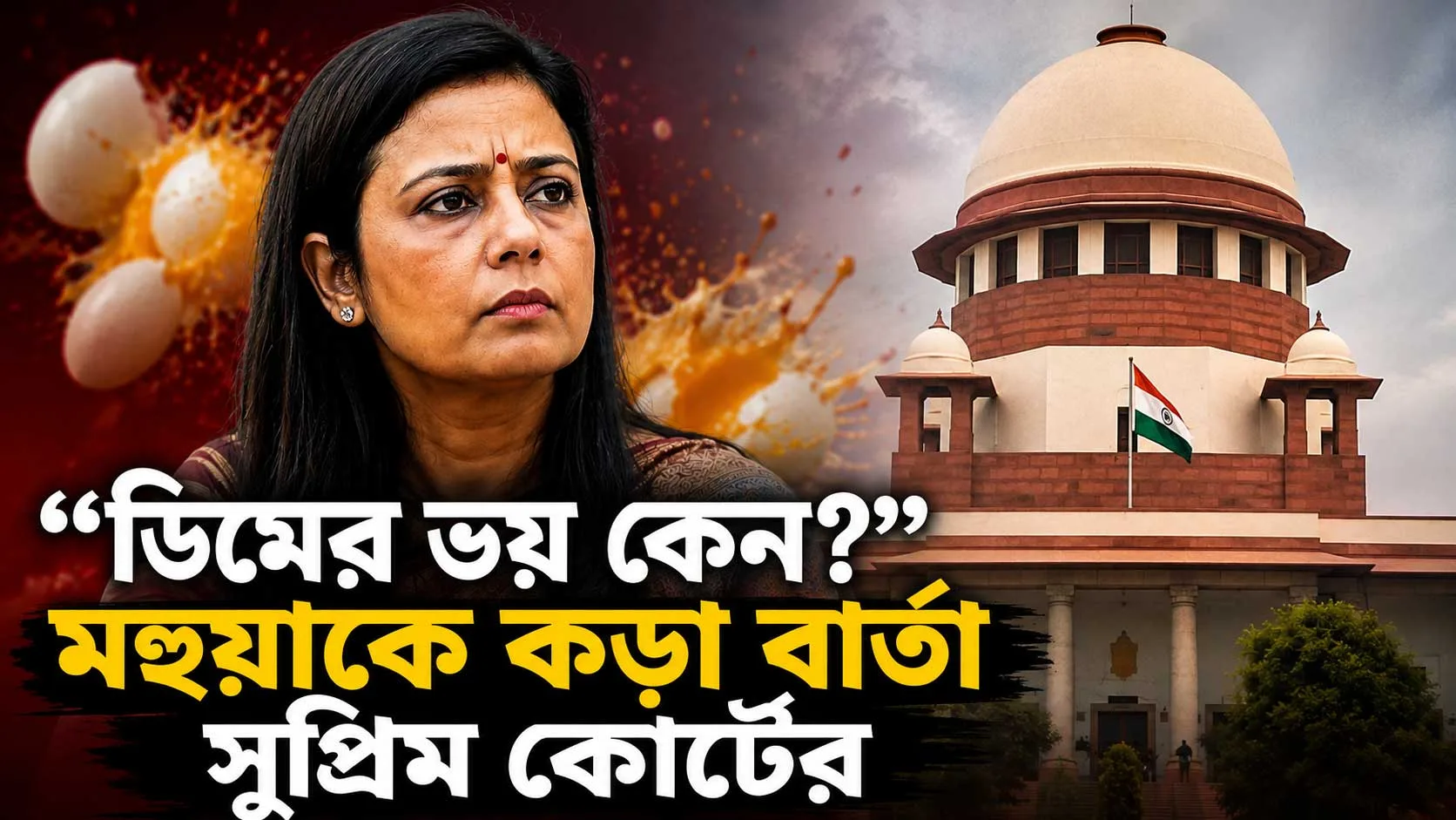 “ডিমের ভয় কেন?” মহুয়াকে কড়া বার্তা সুপ্রিম কোর্টের - West Bengal News 24 “ডিমের ভয় কেন?” মহুয়াকে কড়া বার্তা সুপ্রিম কোর্টের - West Bengal News 24