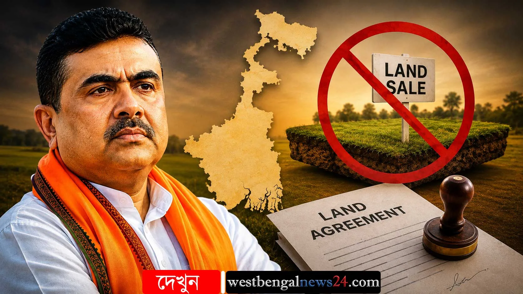 ল্যান্ড জেহাদ রুখতে কড়া আইন আনছেন শুভেন্দু? অনুমতি ছাড়া ভিনধর্মে জমি বিক্রি বন্ধের ইঙ্গিত - West Bengal News 24 ল্যান্ড জেহাদ রুখতে কড়া আইন আনছেন শুভেন্দু? অনুমতি ছাড়া ভিনধর্মে জমি বিক্রি বন্ধের ইঙ্গিত - West Bengal News 24